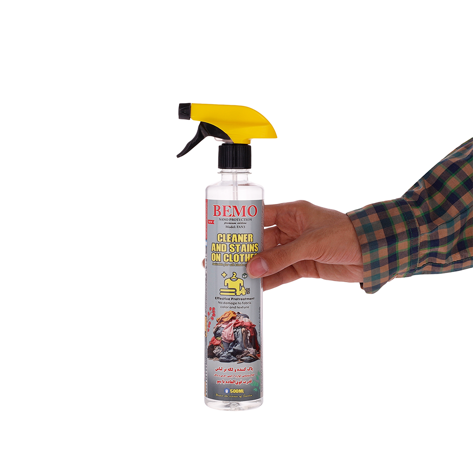  Bemo model FAN3 cleaning spray and stains on clothes 