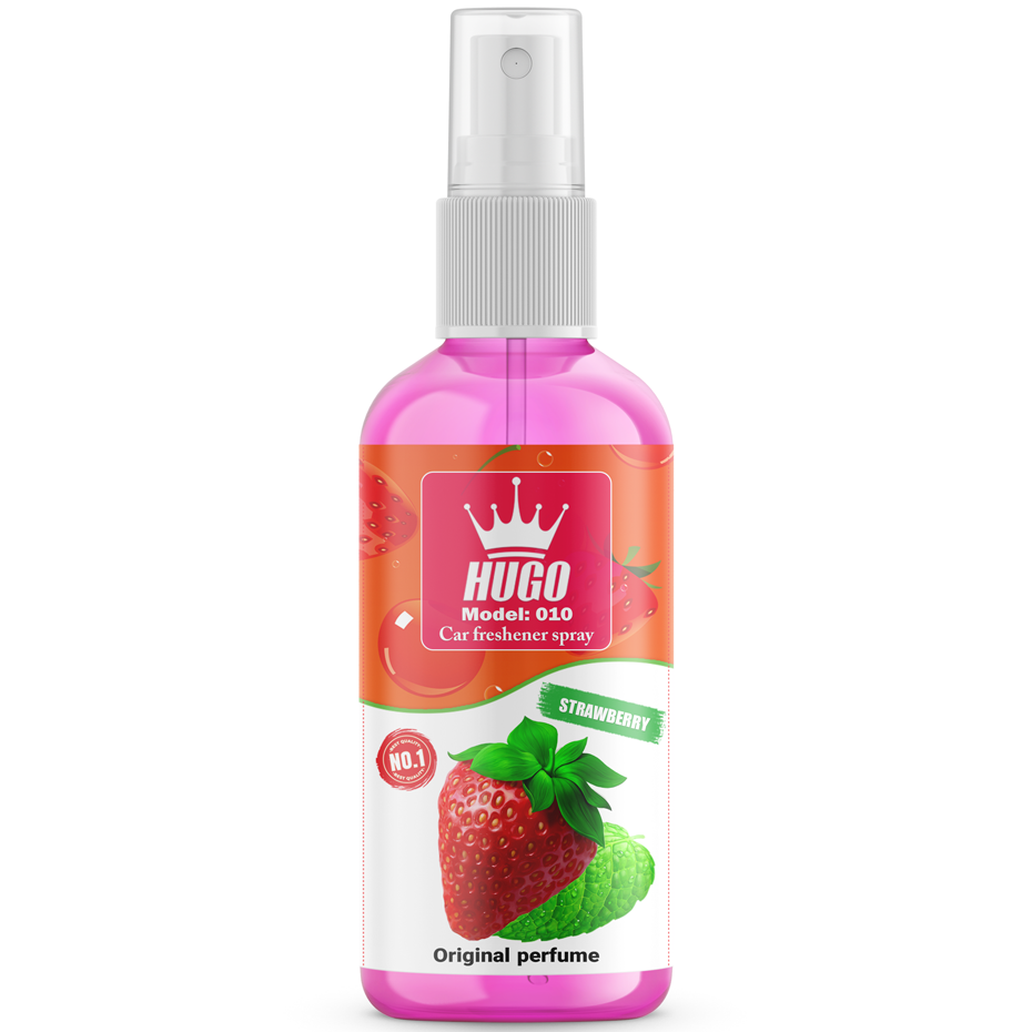  Hugo car freshener spray strawberry scent model 010 volume 50 ml 