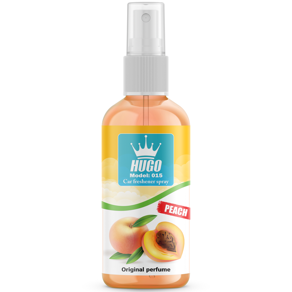 Hugo car freshener spray peach scent model 015 volume 50 ml 