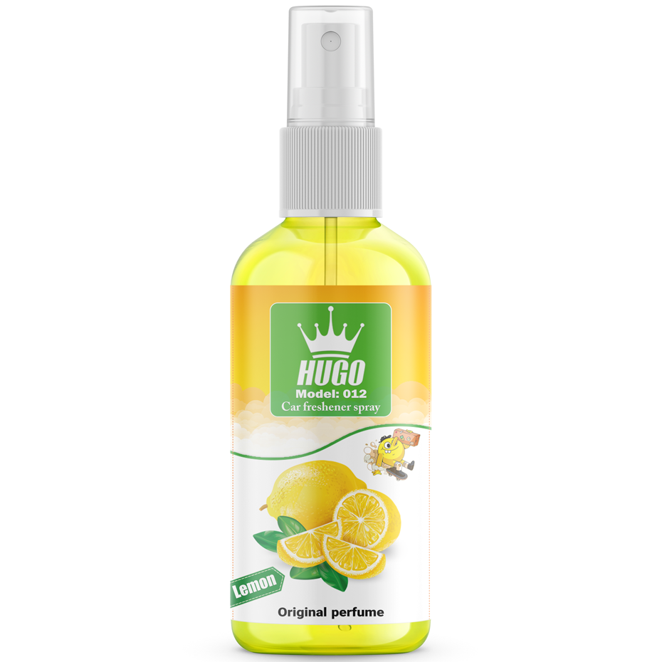  Hugo car freshener spray lemon scent model 012 volume 50 ml 