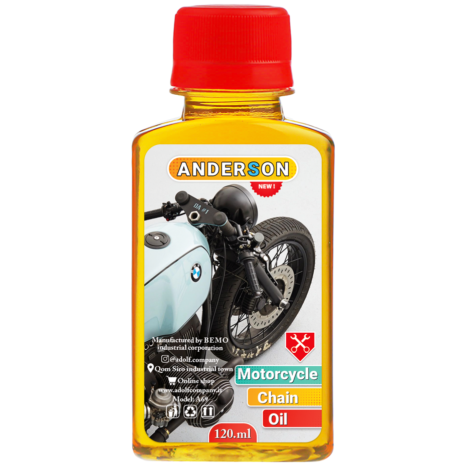  Wholesale sale of Anderson motorcycle chain oil, model A69, volume 120 ml 