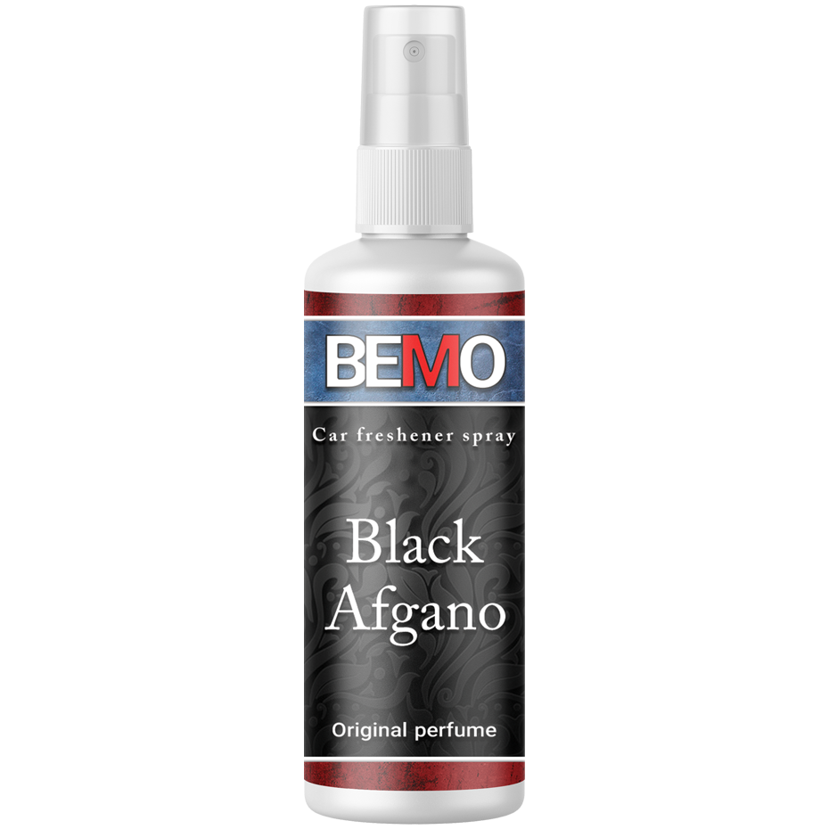  Wholesale sale of Bemo car air freshener spray, model Black Afgano, volume 50 ml 