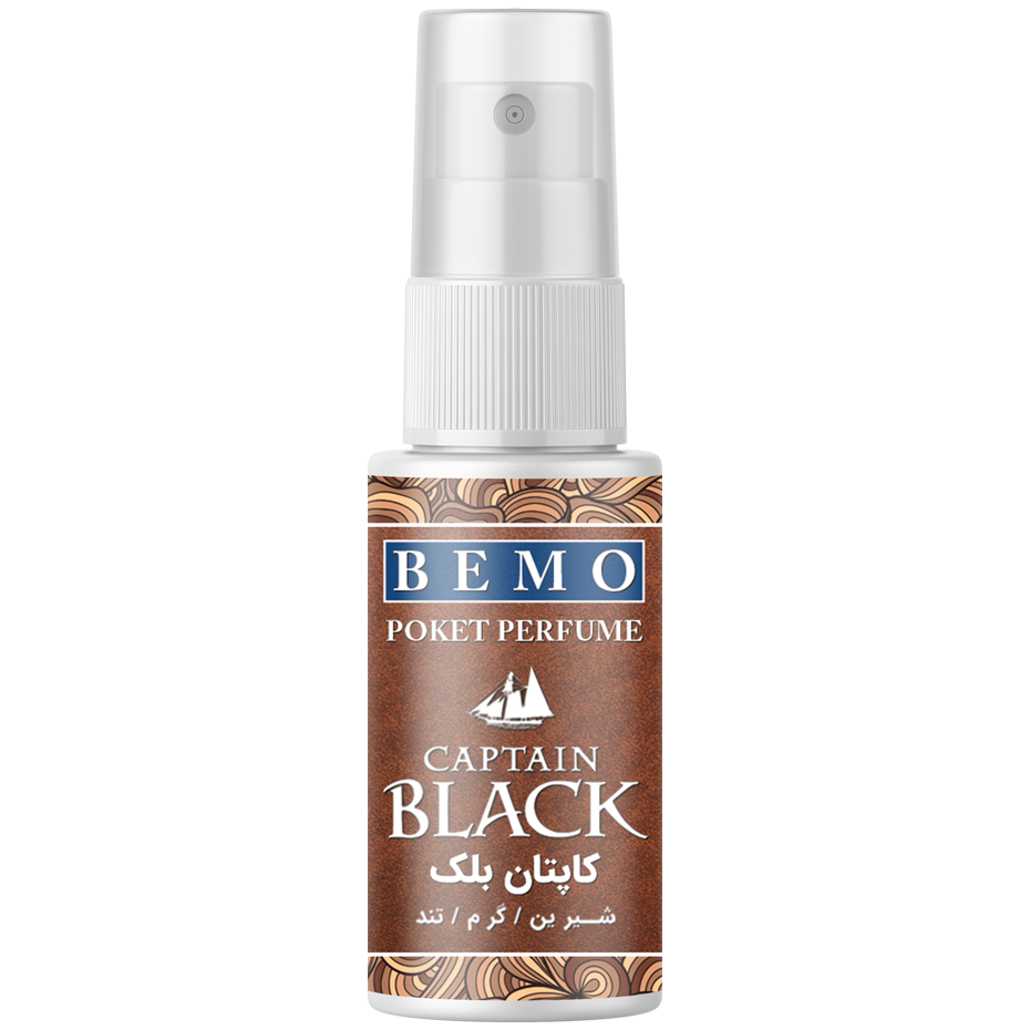  Bemo men's pocket perfume model CAPTAIN BLACK volume 20 ml 