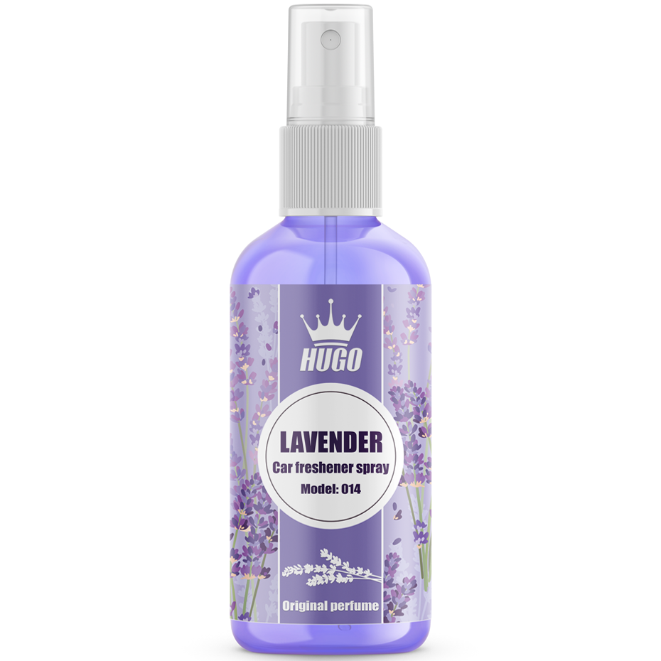 Hugo car freshener spray lavender scent model 014 volume 50 ml 